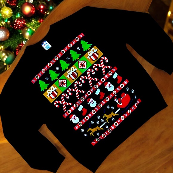 Jerzees Adult Pullover Christmas Holiday Crew Neck Sweatshirt - Picture 14 of 16